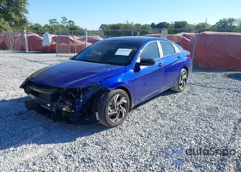 2025 Hyundai Elantra Sel Sport from USA, damaged, VIN KMHLM4DG4SU981568